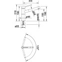 Смеситель Blanco Alta-S Compact 515122 для кухонной мойки
