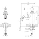 Смеситель Bravat Art F375109C для биде
