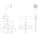 Смеситель Bravat Art F675109U-B1-RUS для ванны с душем