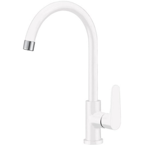 Смеситель Cezares Laconico C LL25-BLC для кухонной мойки, белый