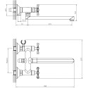 Смеситель Decoroom SO52 SO52043 универсальный