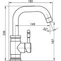 Смеситель Elghansa Stainless steel 16A4548-Steel для раковины