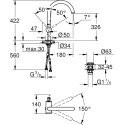 Смеситель Grohe Atrio New 32647DA3 для раковины, теплый закат