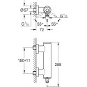 Смеситель Grohe Atrio New 32650DA3 для душа, теплый закат