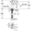 Смеситель Grohe Essence New 23463001 для раковины