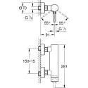 Смеситель Grohe Essence New 33636DL1 для душа, теплый закат
