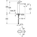 Смеситель Grohe Eurodisc Cosmopolitan 23432000 для раковины