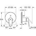 Смеситель Grohe Europlus 24060002 для ванны с душем