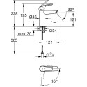Смеситель Grohe Eurosmart 2339530E для раковины