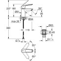 Смеситель Grohe Eurosmart 23980003 для раковины