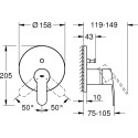 Смеситель Grohe Eurostyle 24052002 для ванны с душем