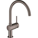 Смеситель Grohe Minta 32917A00 для кухонной мойки, темный графит