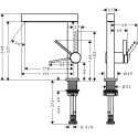 Смеситель Hansgrohe Finoris 230 76060000 для раковины, хром