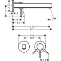 Смеситель Hansgrohe Finoris 76050700 для раковины, матовый белый