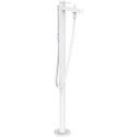 Смеситель Hansgrohe Finoris 76445700 напольный, матовый белый