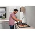 Смеситель Hansgrohe Focus M42 71821000 для кухонной мойки, хром