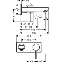 Смеситель Hansgrohe Metris S 31162000 для раковины