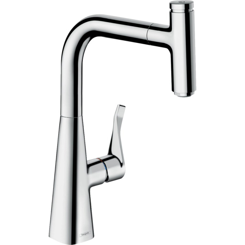 Смеситель Hansgrohe Metris Select M71 14857000 для кухонной мойки, хром
