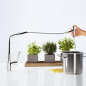 Смеситель Hansgrohe Metris Select M71 73807000 для кухонной мойки, хром