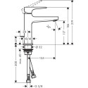 Смеситель Hansgrohe Metropol 32506000 для раковины