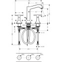 Смеситель Hansgrohe Metropol Classic 31307000 для раковины