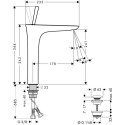 Смеситель Hansgrohe PuraVida 15072000 для раковины