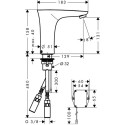 Смеситель Hansgrohe PuraVida 15170000 для раковины