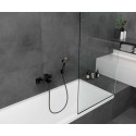 Смеситель Hansgrohe Vernis Shape 71450670 для ванны с душем, черный