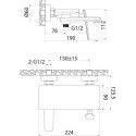 Смеситель IDDIS Dash DASSB00i02WA для ванны с душем, хром