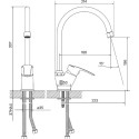 Смеситель IDDIS Ray RAYSB00i05 для кухонной мойки