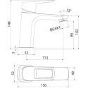 Смеситель IDDIS Spin SPISB00i01 для раковины, хром