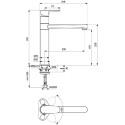 Смеситель Ideal Standard Cerafine O BC501AA для кухонной мойки