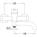 Смеситель Kaiser Merkur 26055 для ванны с душем