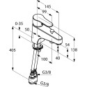 Смеситель Kludi Objekta 326850575 для ванны с душем