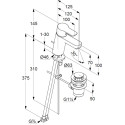 Смеситель Kludi Pure&Easy 372860565 для раковины