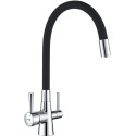 Смеситель Lemark Comfort LM3075C для кухонной мойки с фильтром Аквафор Кристалл ECO H Pro