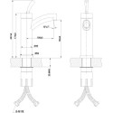 Смеситель Lemark Element LM5106S для раковины