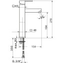 Смеситель Migliore Kvant ML.KVT-2717.CR для раковины