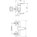 Смеситель Migliore Kvant ML.KVT-2738.CR для душа