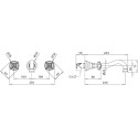 Смеситель Migliore Princeton ML.PRN-869.CR С ВНУТРЕННЕЙ ЧАСТЬЮ, для раковины, хром
