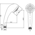 Смеситель Olive'S Arriba 09221AR универсальный