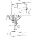 Смеситель Olive'S Avila 02100AV для раковины