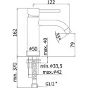 Смеситель Paffoni Light LIG071ST для раковины