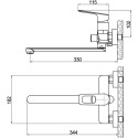 Смеситель Raiber Osdorf R2103 универсальный