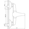 Смеситель Rossinka A A35-41 для душа