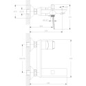 Смеситель Rossinka RS27-31 для ванны с душем