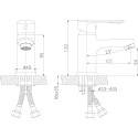 Смеситель Rossinka RS32 RS32-11 для раковины