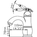 Смеситель Seaman Eco Koblenz SSN-2281 для раковины