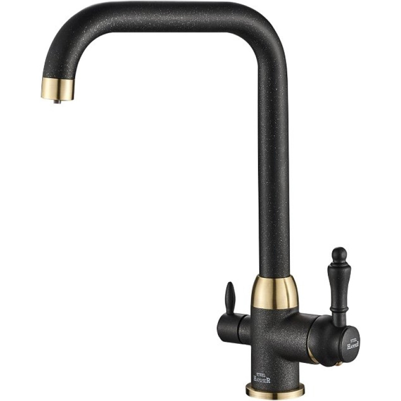 Смеситель Steel Hammer SH 725 BLACK BR для кухонной мойки