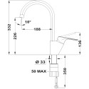 Смеситель TEKA Alcudia 469956210 для кухонной мойки